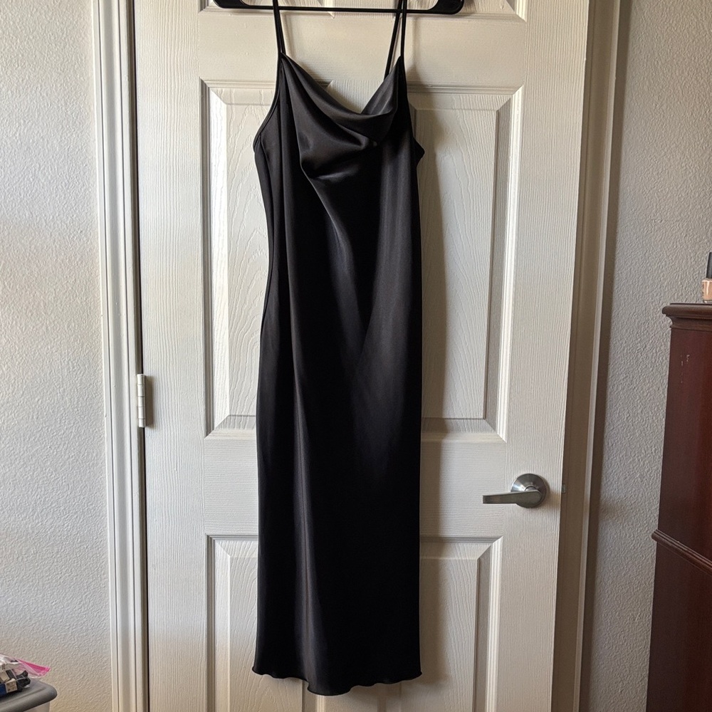 bebe Black Strapless Dress